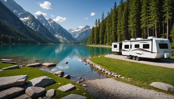 Explorez les campings de luxe au bord du lac dans les hautes alpes